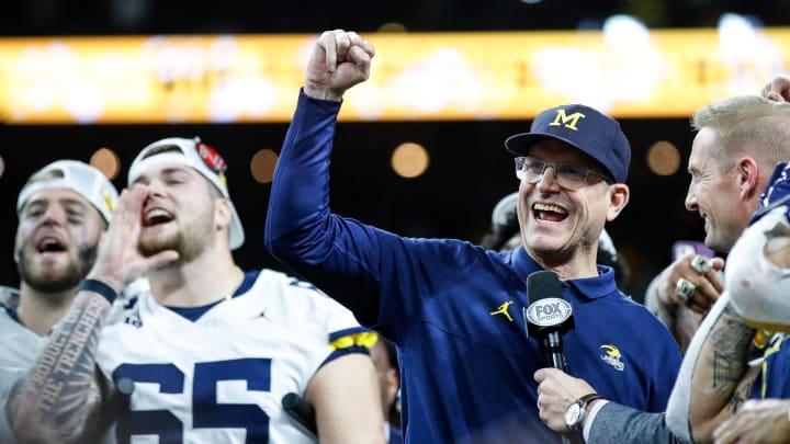 Jim Harbaugh is NFL-bound after leading Michigan to three straight Big Ten titles and the 2023 national championship.