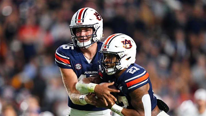 Hank Brown and Jarquez Hunter led an Auburn attack against New Mexico