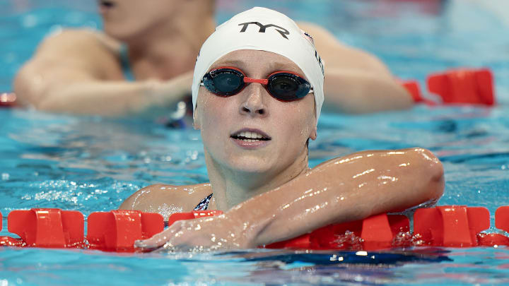 Ledecky is seeking a 12th a Olympic medal, which would tie her for the most all-time by an American woman.