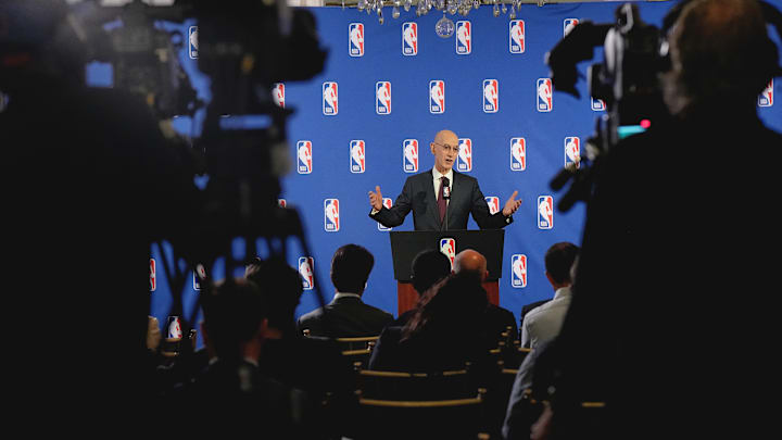 NBA commissioner Adam Silver is facing a crisis as the sports betting scandals grow to federal indictments. NBA commissioner Adam Silver is facing a crisis as the sports betting scandals grow to federal indictments.