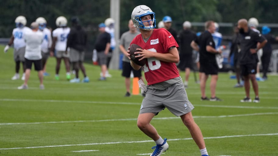 Detroit Lions quarterback Jared Goff. | Eric Seals / USA TODAY NETWORK