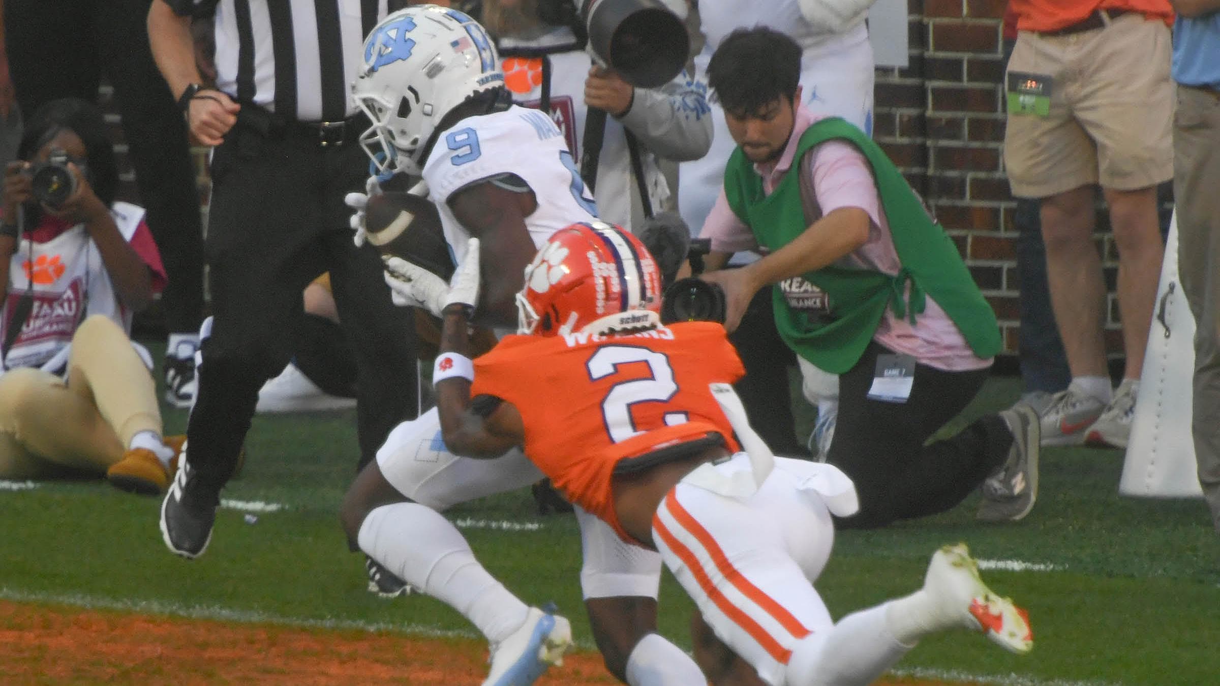 North Carolina Tar Heels wide receiver Devontez Walker.