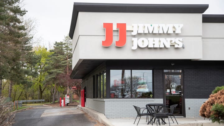 A Jimmy John's owned by the Tomey Group in Novi with a drive-thru on May 2, 2023.