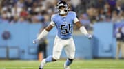 Tennessee Titans linebacker Cedric Gray