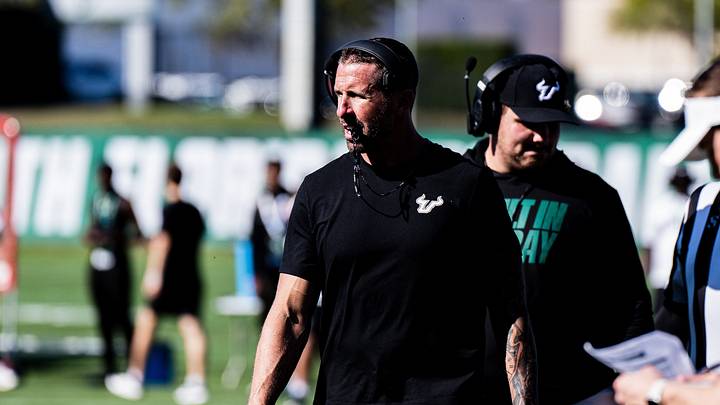 USF Bulls coach Brian Hartline