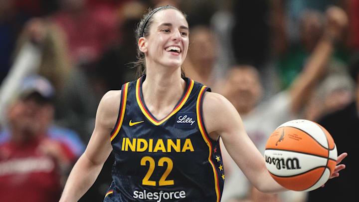 Caitlin Clark had another triple-double in the Fever's win over the Sparks on Wednesday night. 