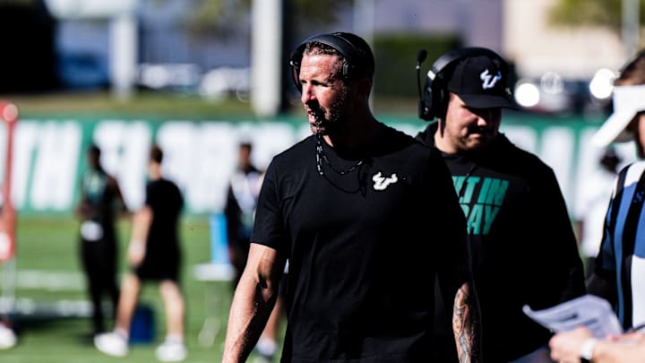 USF Bulls coach Brian Hartline