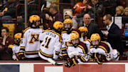Former St. Cloud State coach Bob Motzko faces off with the Huskies for the first time as head coach of Minnesota Sunday, Dec. 29, 2019, at 3M Arena at Mariucci.

Huskies Vs Gophers 5