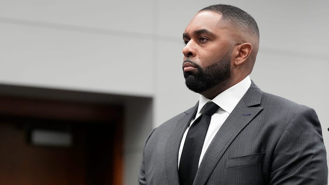 Former University of Michigan head football coach Sherrone Moore made an appearance in front of Judge J. Cedric Simpson on a probable cause hearing at 14A-1 District Court in Ann Arbor on Thursday, Jan. 22, 2026