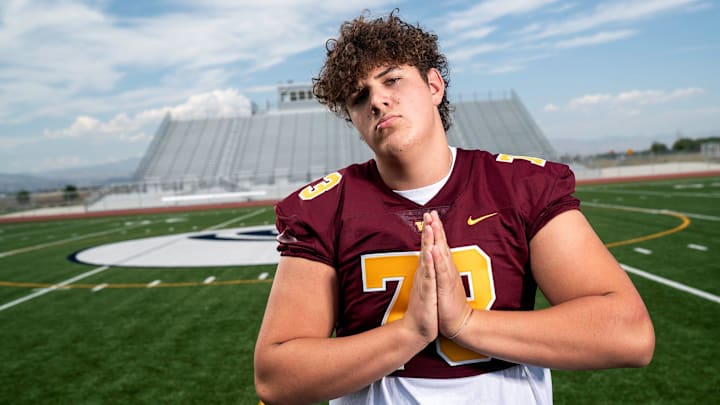 Windsor's Deacon Schmitt poses for a picture during The Coloradoan's football Media Day on Tuesday, Aug. 6, 2024 at PSD Stadium in Timnath, Colo. Windsor's Deacon Schmitt poses for a picture during The Coloradoan's football Media Day on Tuesday, Aug. 6, 2024 at PSD Stadium in Timnath, Colo.