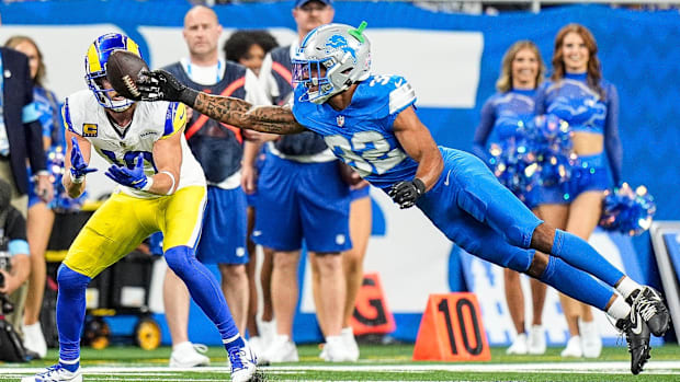 Former Alabama Crimson Tide safety Brian Branch of the Detroit Lions.