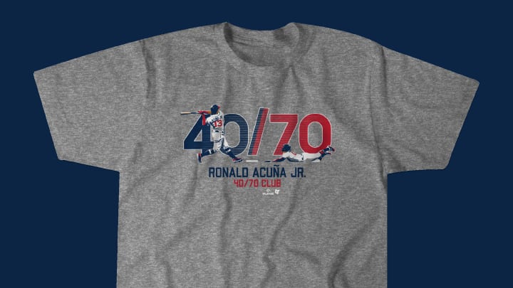 Atlanta Braves October Postseason 2022 Grey T Shirt