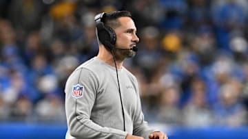 Dec 5, 2024; Detroit, Michigan, USA;  Green Bay Packers head coach Matt LaFleur on the sidelines against the Detroit Lions in the fourth quarter at Ford Field. Mandatory Credit: Lon Horwedel-Imagn Images