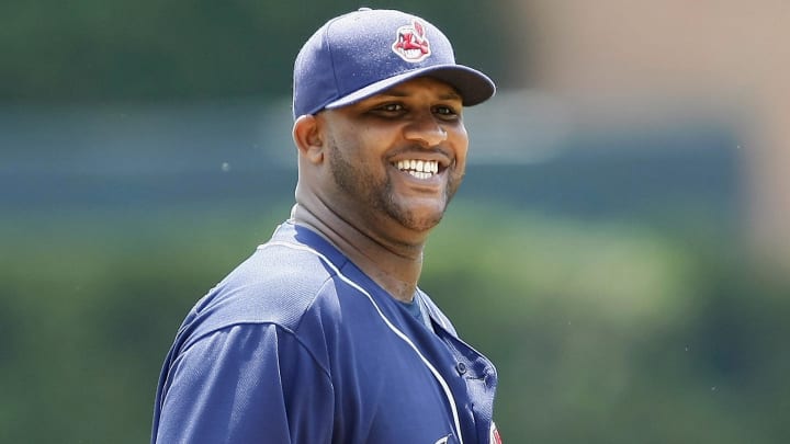 July 5, 2007; Detroit, MI, USA; CLeveland Indians starting pitcher C.C. Sabathia (52) pitches in the first inning against the Detroit Tigers at Comerica Park in Detroit, MI. The Tigers defeated the Indians12-3.  Mandatory Credit: Leon Halip-USA TODAY Sports