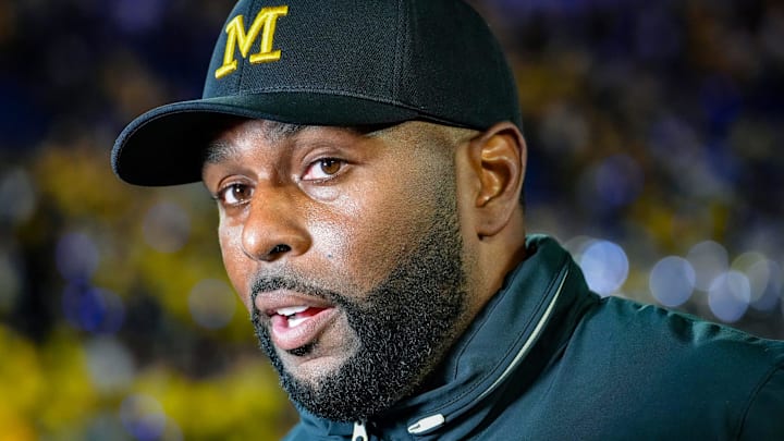 Michigan head coach Sherrone Moore 