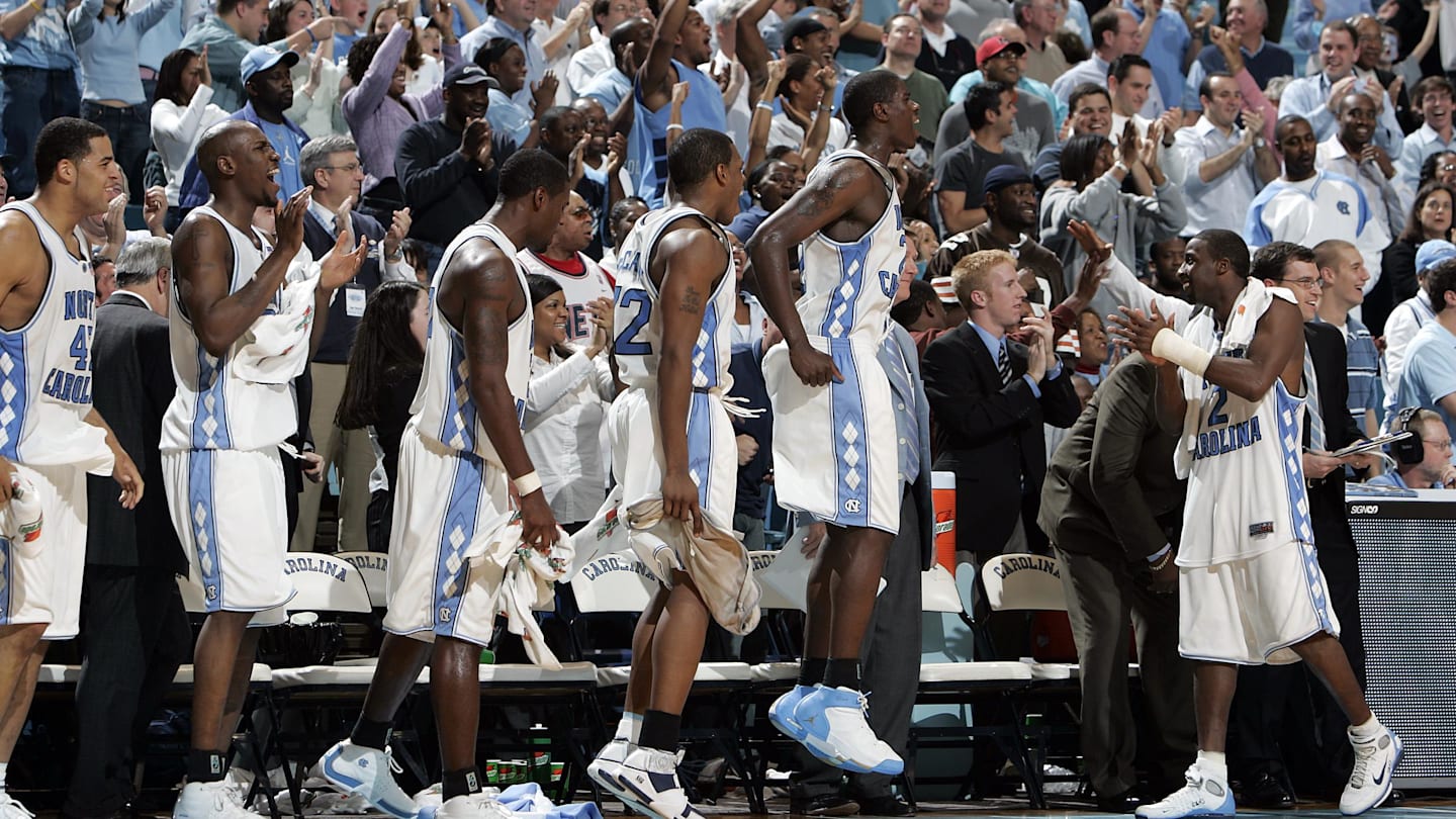 2005 NCAA champion UNC basketball team honored at UNC football season opener