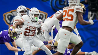 Texas Longhorns running back Jaydon Blue (23) carries the ball during the Sugar Bowl College