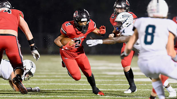 Senior Titan Brody is expected to lead deep backfield of running backs for Camas offense in 2024.