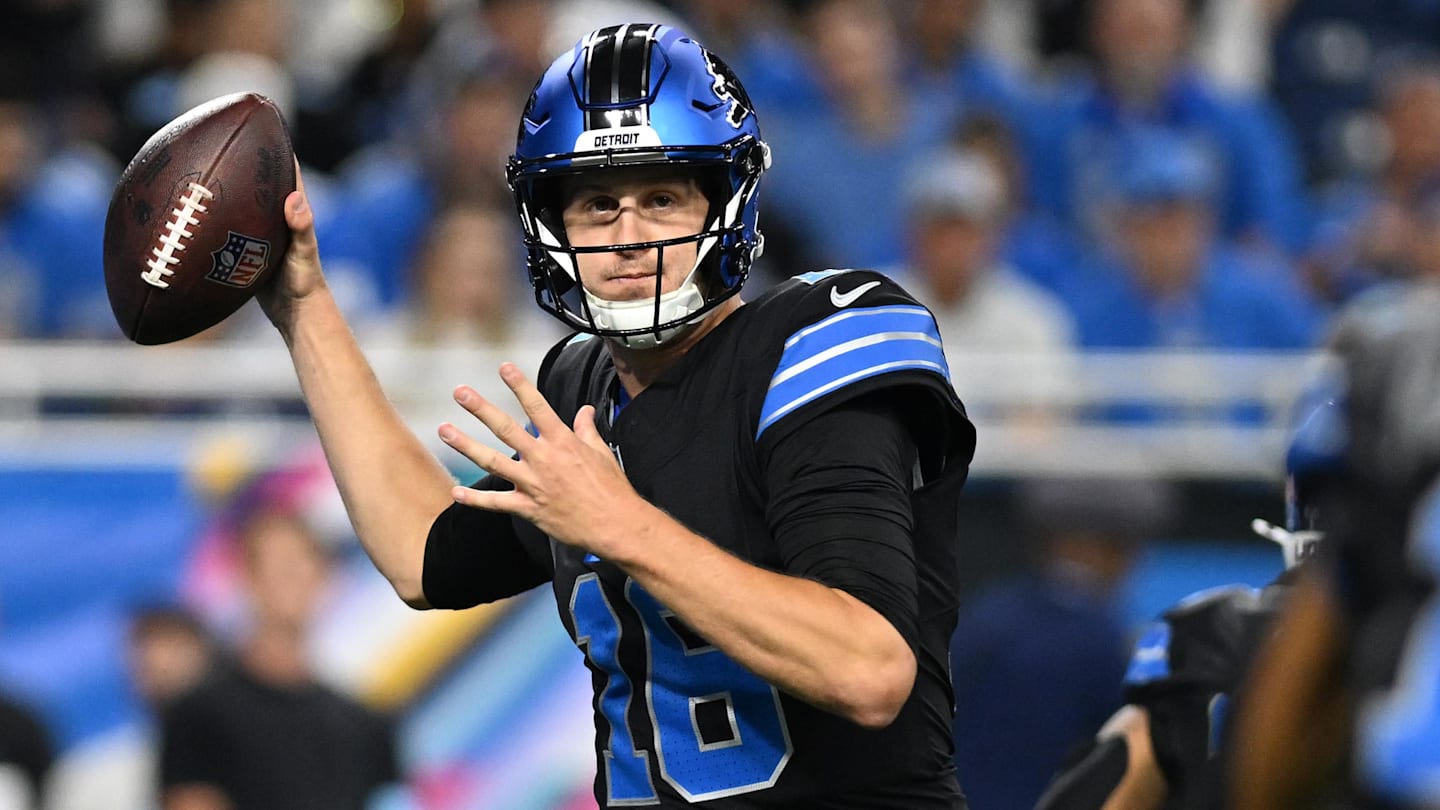 贾里德·戈夫 (Jared Goff) 有望在周日对阵牛仔队的比赛中刷新 NFL 纪录
