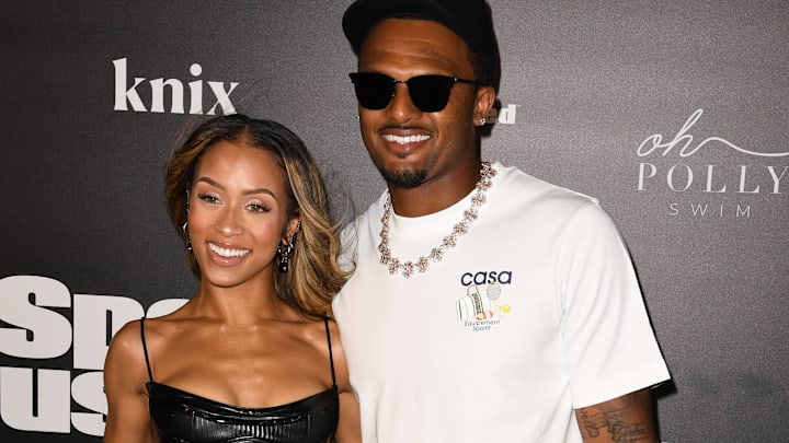 Jilly Anais and Deshaun Watson attend the the Sports Illustrated Swimsuit Runway Show on June 1, 2024.