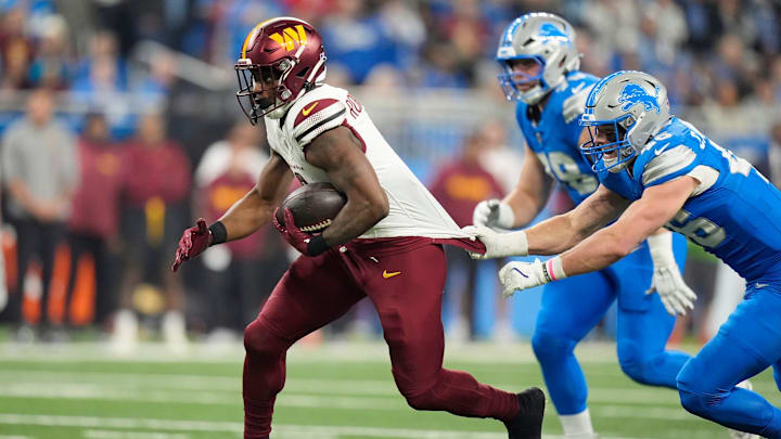 The Washington Commanders are trading running back Brian Robinson to the San Francisco 49ers. The Washington Commanders are trading running back Brian Robinson to the San Francisco 49ers.