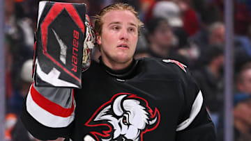 Current Buffalo Sabres starting goalie Ukko-Pekka Luukkonen