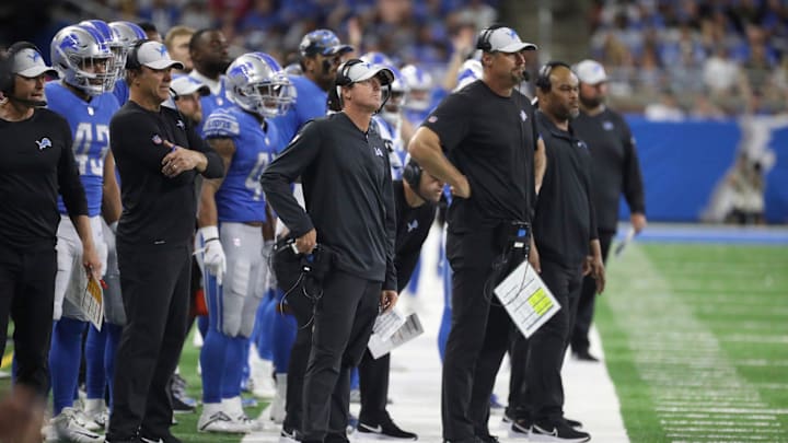 Dan Campbell and Ben Johnson will square off for the first time as opponents on Sunday. 