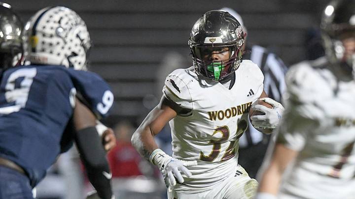 Woodruff High sophomore Aiden Gibson (32)