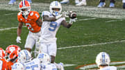 Nov 18, 2023; Clemson, South Carolina, USA; North Carolina Tar Heels wide receiver Devontez Walker