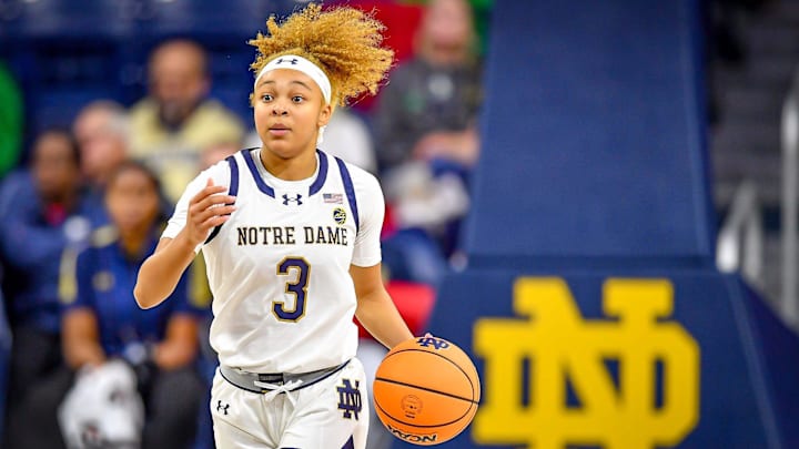 Notre Dame guard Hannah Hidalgo Notre Dame guard Hannah Hidalgo