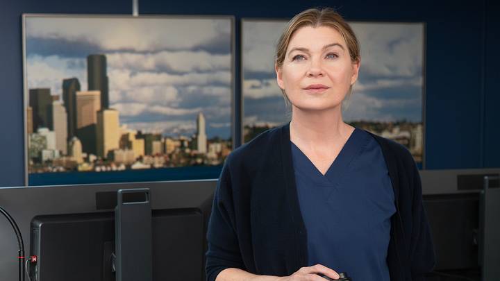 GREYÕS ANATOMY - ÒJump (for My Love)Ó - Meredith and Nick return to Grey Sloan to treat a liver transplant patient. Meanwhile, Bailey hosts an intern retreat at her home, and Winston and Ben aid an unexpected crash victim. THURSDAY, MARCH 13 (10:00-11:00 p.m. EDT) on ABC. (Disney/Anne Marie Fox) 
ELLEN POMPEO