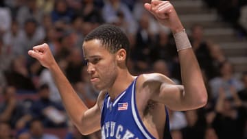 Tayshaun Prince celebrates