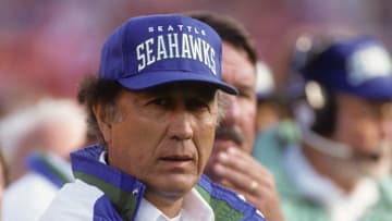 Seahawks head coach Tom Flores