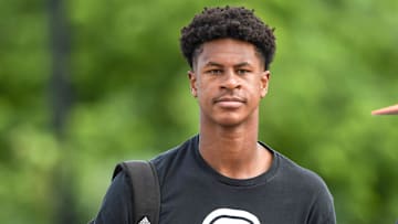 Elijah Haven, five-star rated quarterback from Baton Rouge, Louisiana, arrives for the 2025 Dabo Swinney Football Camp in Clemson, S.C. Tuesday, June 3, 2025.