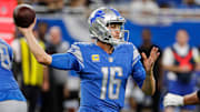 Jared Goff and the Lions are road underdogs against the Lions in Week 11.