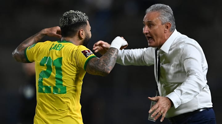 Gabigol, do Cruzeiro, e Tite trabalharam juntos na Seleção Brasileira e Flamengo