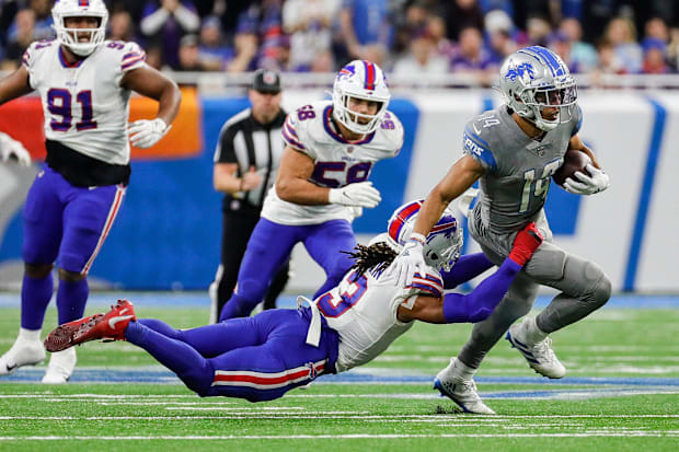 Detroit Lions wide receiver Amon-Ra St. Brown