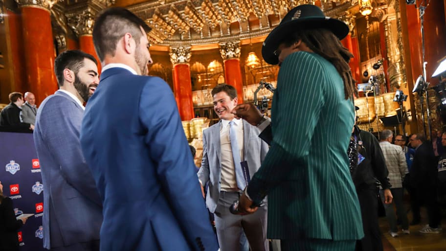 Drake Maye’s family and Cam Newton