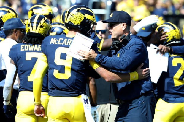 Jim Harbaugh, J.J. McCarthy