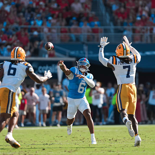 Ole Miss Rebels Football vs. LSU Tigers: Trinidad Chambliss.
