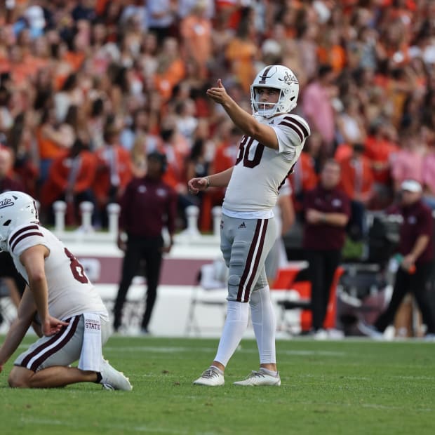 Mississippi State kicker Kyle Ferrie