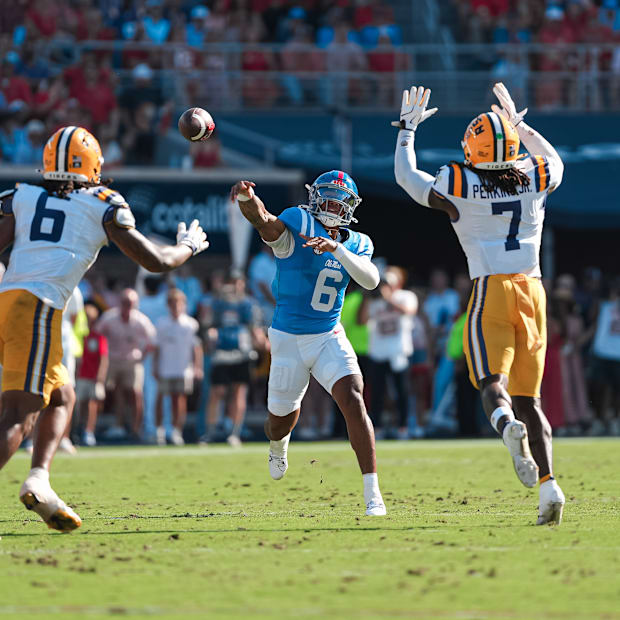 Ole Miss Rebels Football vs. LSU Tigers: Trinidad Chambliss.