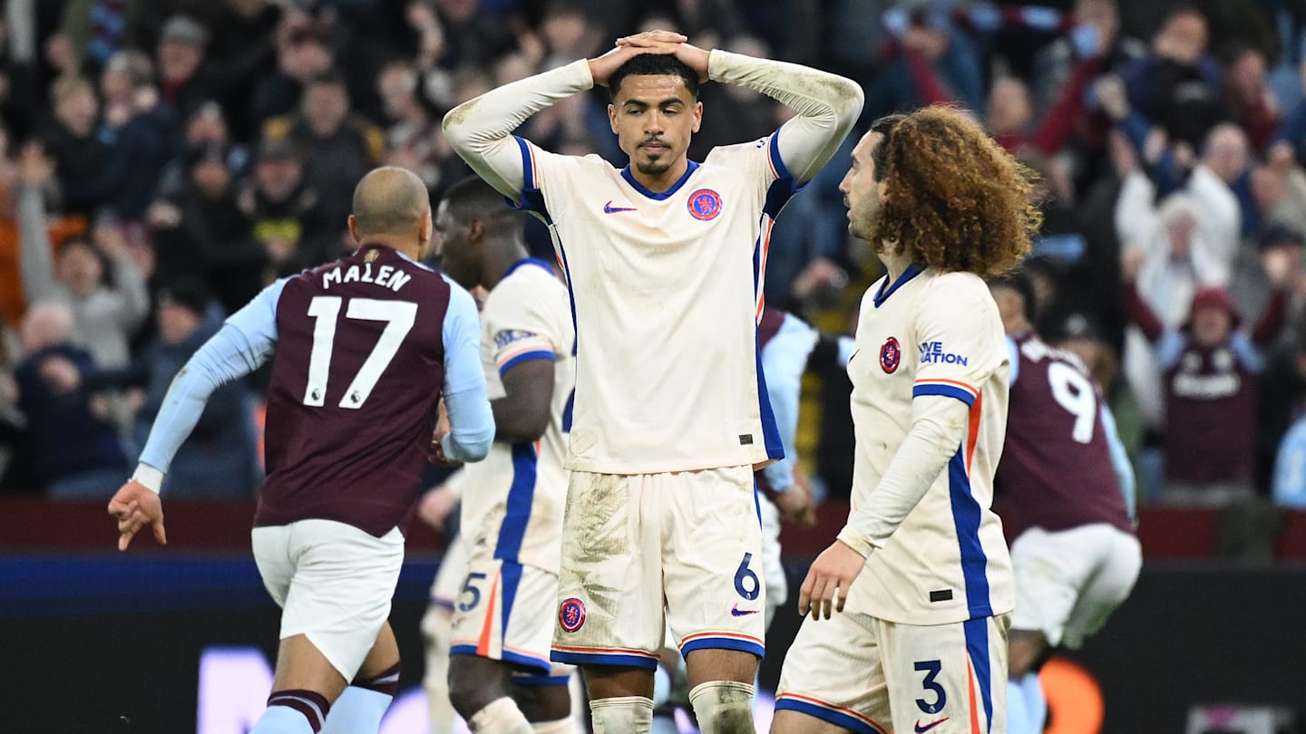 Aston Villa 2-1 Chelsea: Match report & 4 talking points as Blues drop more points from winning position