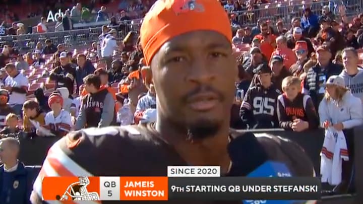 Winston signed with the Browns this offseason 
