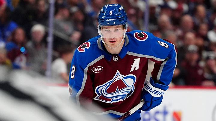 Colorado Avalanche defenseman Cale Makar Colorado Avalanche defenseman Cale Makar