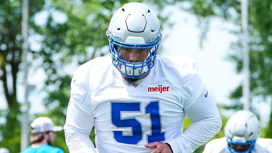 Detroit Lions defensive tackle Roy Lopez (51). | Junfu Han / USA TODAY NETWORK via Imagn Images