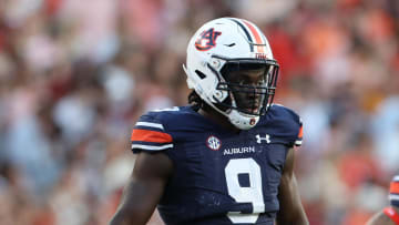 Auburn Tigers linebacker Eugene Asante is one of several members of the team on watch lists for national awards. 