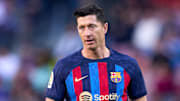 Robert Lewandowski con el FC Barcelona