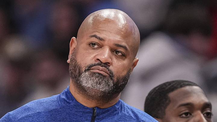 Jan 22, 2025; Atlanta, Georgia, USA; Detroit Pistons head coach J.B. Bickerstaff : Dale Zanine-Imagn Images