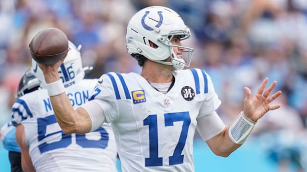Mariscal de campo de los Colts Daniel Jones